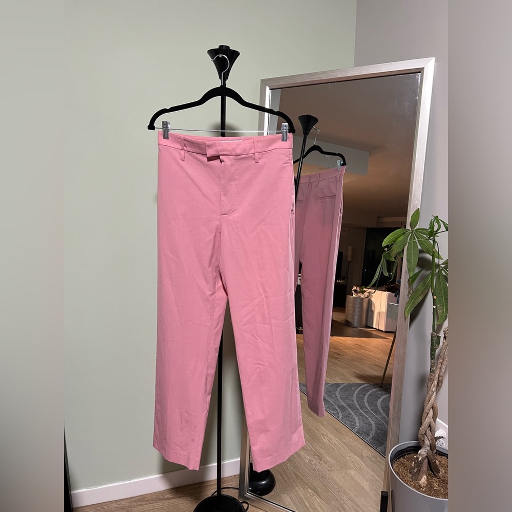 ZARA Pink Tailored Trousers - Size US M